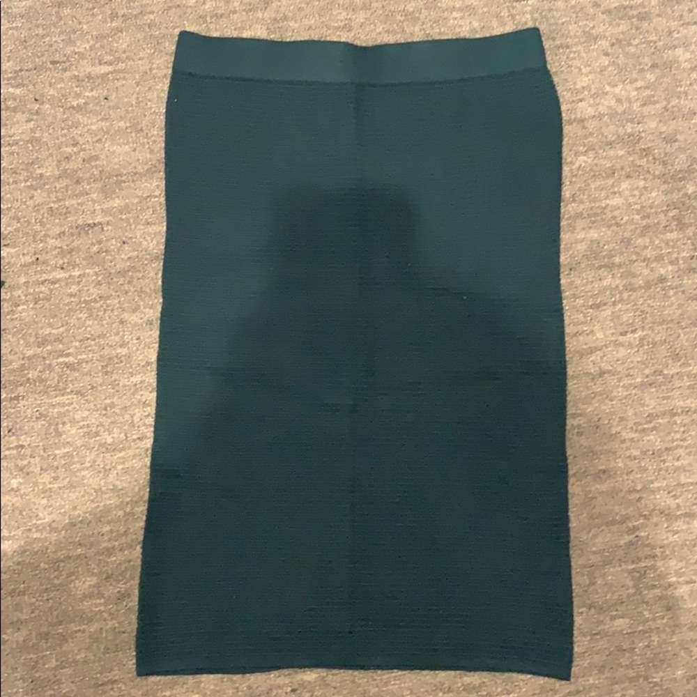 Green pencil skirt